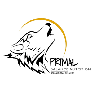 Primal Balance Nutrition Shopify website showcasing organic, gluten-free meal prep and delivery services in San Diego, designed by Rachel Midori to highlight sustainable, allergen-friendly meals.
